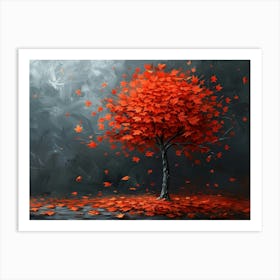 Autumn Tree 5 Art Print