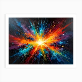 Burst Of Light Art Print