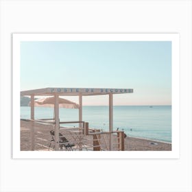 Beach Lifeguard Stand Art Print