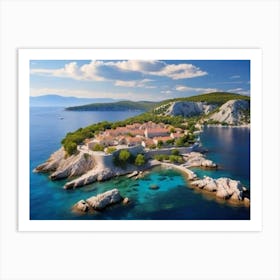 Croatia landscape Art Print