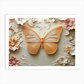 Beautiful Butterfly 3d 2 Poster