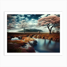 Cherry Blossoms 1 Art Print