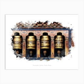 Changangkha Lhakhang, Thimphu, Bhutan Art Print