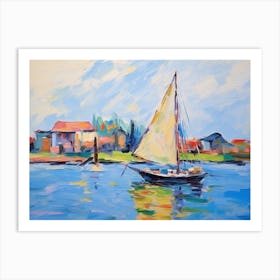 Sailboat On The Water 1 Art Print