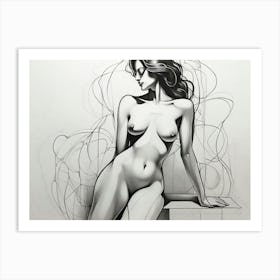 Nude Nude 2 Art Print
