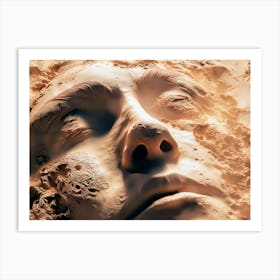 Sand Sculpture Art Print