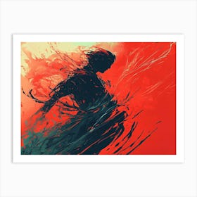 Samurai 4 Art Print