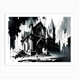 Gothic Church Art Print