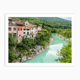 Soca River in Slovenia Art Print