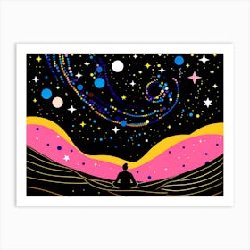 Dreams 3 vector art Art Print