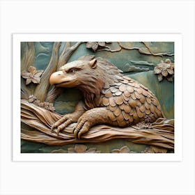 Beautiful 3d Animal 1 Art Print