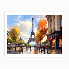 Paris In Autumn Art Print