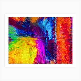 Acrylic Extruded Painting 66 Art Print