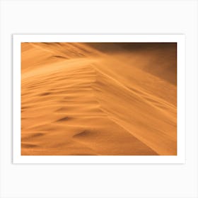 Sunset In The Sahara Desert Art Print
