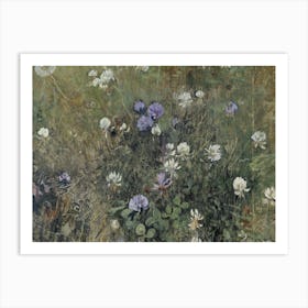 Wildflowers In A Field By Edward Henry Art Print