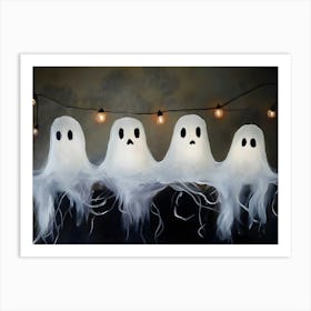 Ghosts On A Mantle Art Print