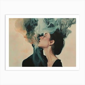 Smoke And Fire 1 Art Print