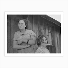 Untitled Photo, Possibly Related To Two Children Of John Scott, A Hired Man Living Near Ringgold, Iowa By Russell Lee Art Print