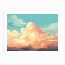 Clouds In The Sky Art Print Art Print