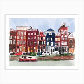 A Day In Amsterdam Art Print