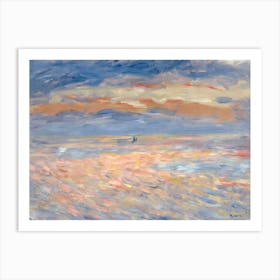 Sunset Over The Sea 1 Art Print