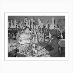 Buying Jewelry In Ten Cent Store Which Caters To Es, Chicago, Illinois By Russell Lee Art Print