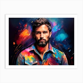 Creative Male Portrait 158 Art Print