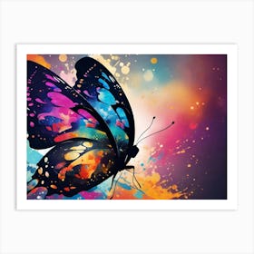 Colorful Butterfly 47 Art Print