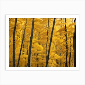 Autumn Forest 47 Art Print