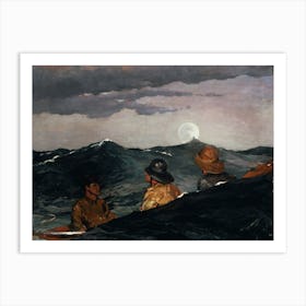 Kissing The Moon, Winslow Homer Art Print