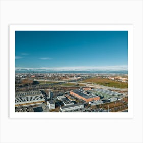 Skyline San Donato Milanese, Italy Art Print