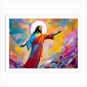 Jesus Christ Blessings Art Print