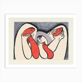 Crying Women (1938), Mikuláš Galanda Art Print