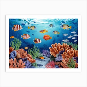 Coral Reef Art Print