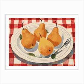 Four Pears Art Print