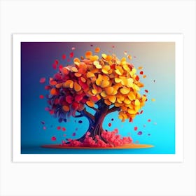 Autumn Tree 2 Art Print