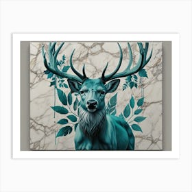 Deer Painting 2 Art Print