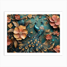 Peacock 47 Art Print