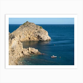 Rocks of Cap Prim on the Mediterranean coast Art Print