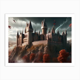 Hogwarts School Art Print