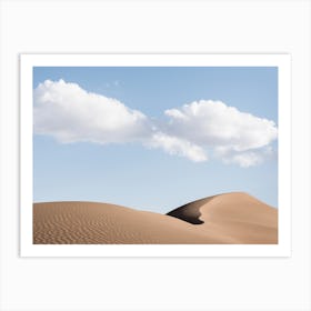 Dune In The Clouds Art Print