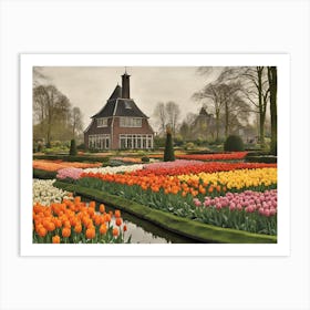 Tulip Garden Art Print