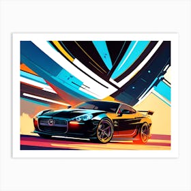 Futuristic Car 48 Art Print