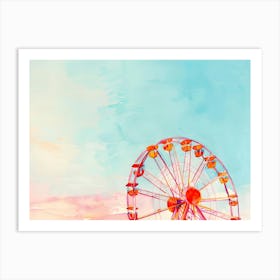 Ferris Wheel 2 Art Print