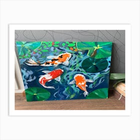 Just keep swimming Art Print