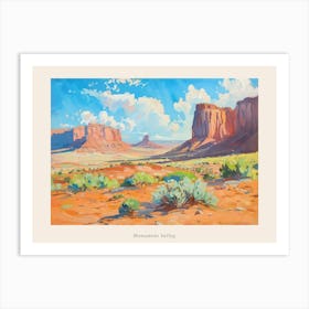 Western Landscapes Monument Valley 4 Poster Art Print