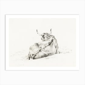 Lying Cow (1815), Jean Bernard Art Print