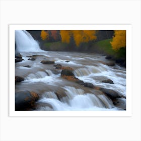 Fall Time Along The Russian River-3 Art Print