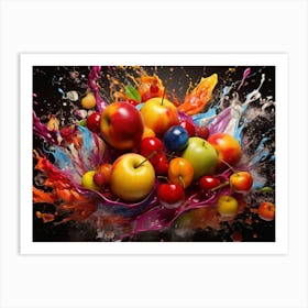 Fruit Splash 2 Art Print