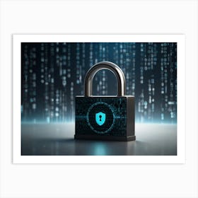 Digital Security Stock Photos & Royalty-Free Footage Art Print